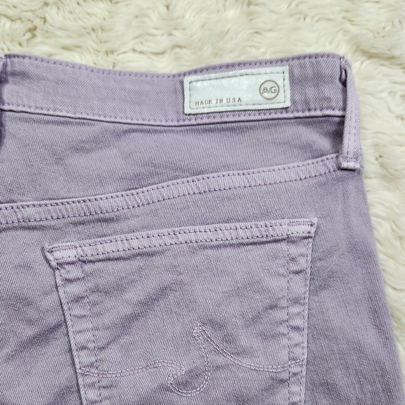 AG Adriano Goldschmied The Legging Ankle Super Skinny Stretch Denim 27R Lilac - Picture 9 of 16